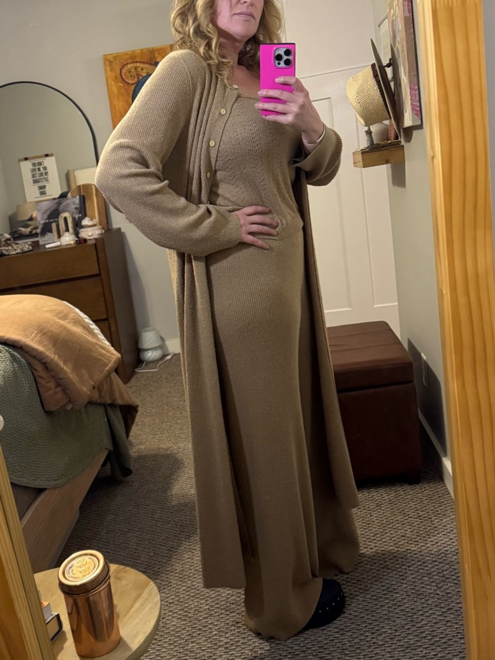 anthropologie 3 piece lounge set